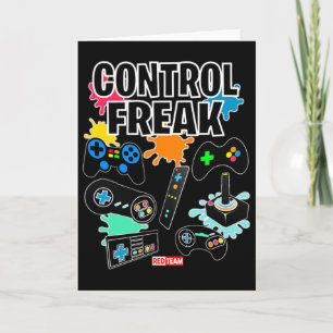 Kontrollfreak - Videospiel-Gamer-Spaß Karte
