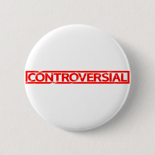 kontroverse Briefmarke Button