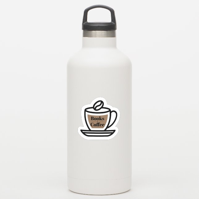 Kontur Aufkleber (Wassserflasche)