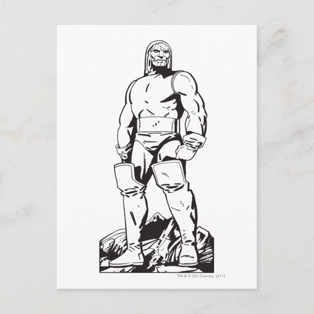 Kontur Darkseid Postkarte (Vorderseite)