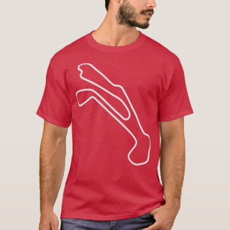 Kontur des Barber Motorsports Park T-Shirt