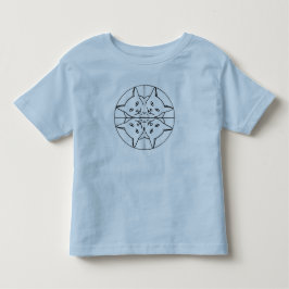 Kontur Herz Katzen Mandala Kaleidoskop T-Shirts