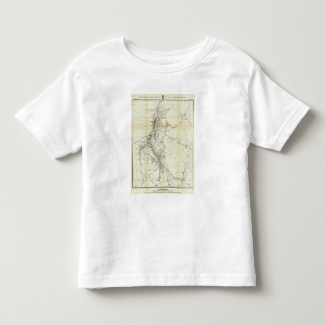 Kontur-Karte von Washoe Bezirk Kleinkind T-shirt (Vorderseite)