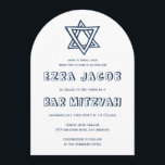 KONTUR LETTERS STAR Arch Custom Bar Mitzvah Einladung<br><div class="desc">Perfekte Karte, um eine Bar oder Fledermausmitzvah anzukündigen! Handgemachte Kunst für Sie mit dem Stern von David auf der Vorder- und Rückseite! Vollständig anpassbar! Klicken Sie auf "Personalisieren" oben, um den Text zu bearbeiten. Klicken Sie auf "Bearbeiten mit dem Design-Tool", um die Schriftart, Farben und Platzierungen anzupassen und das Design...</div>