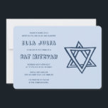 KONTUR LETTERS STAR DAVID Custom Bat Mitzvah Einladung<br><div class="desc">Perfekte Karte, um eine Bar oder Fledermausmitzvah anzukündigen! Handgemachte Kunst für Sie mit dem Stern von David auf der Vorder- und Rückseite! Vollständig anpassbar! Klicken Sie auf "Personalisieren" oben, um den Text zu bearbeiten. Klicken Sie auf "Bearbeiten mit dem Design-Tool", um die Schriftart, Farben und Platzierungen anzupassen und das Design...</div>