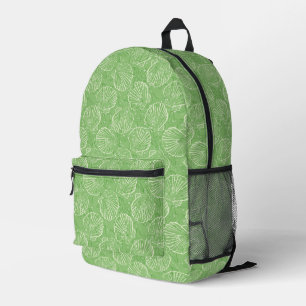 Kontur-Muscheln Bedruckter Rucksack