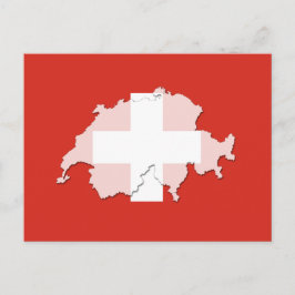 Kontur-Postkarte Schweiz Postkarte