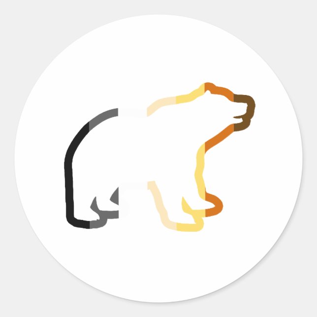 KONTUR RUNDER AUFKLEBER (Vorderseite)