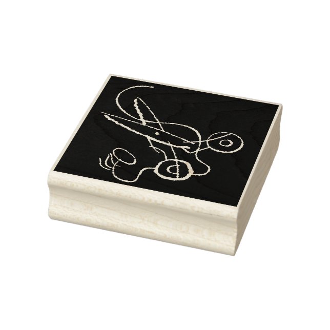 Kontur-Schere Tasche Gummi-Briefmarke Gummistempel (Stempel)