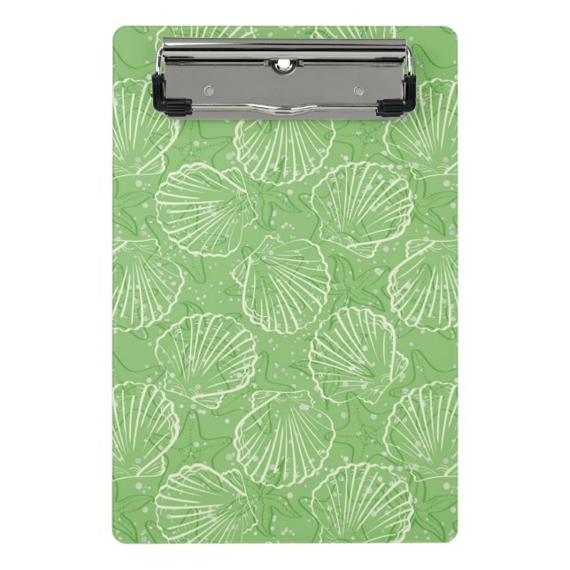 Kontur Seashells Mini Klemmbrett (Vorderseite)