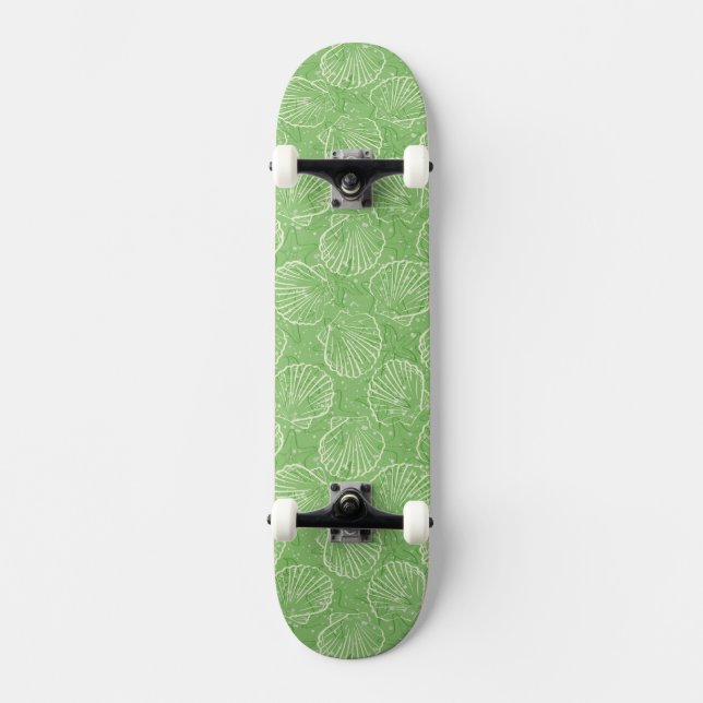 Kontur Seashells Skateboard (Vorderseite)
