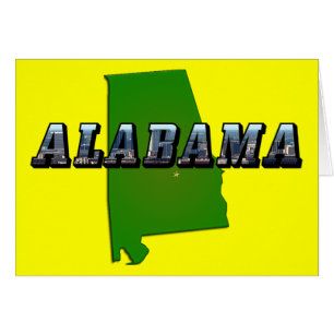 Kontur und Bildtext von Alabama