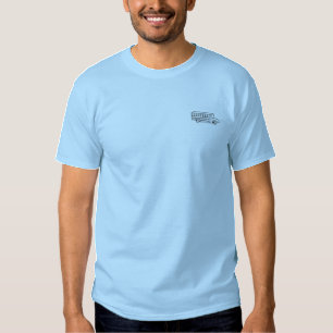 Kontur von Schulbussen Besticktes T-Shirt