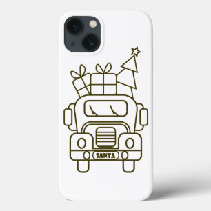 Kontur Weihnachtswagen Santa Auto Vorderansicht Case-Mate iPhone Hülle
