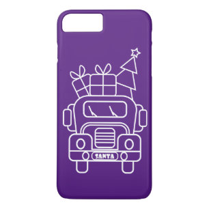 Kontur Weihnachtswagen Santa Auto Vorderansicht Case-Mate iPhone Hülle