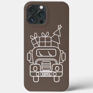 Kontur Weihnachtswagen Santa Auto Vorderansicht Case-Mate iPhone Hülle