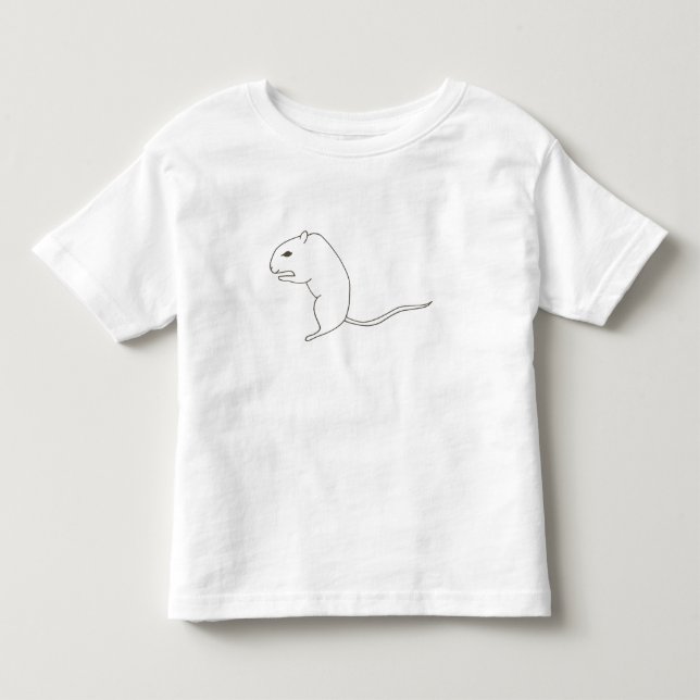 Kontur Zeichn einer Keime auf Hemden Kleinkind T-shirt (Vorderseite)