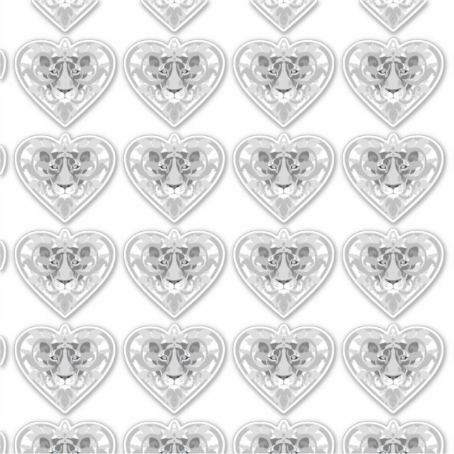 Konturaufkleber für Liebe-Buchse (Blatt) Aufkleber (Vorderseite)