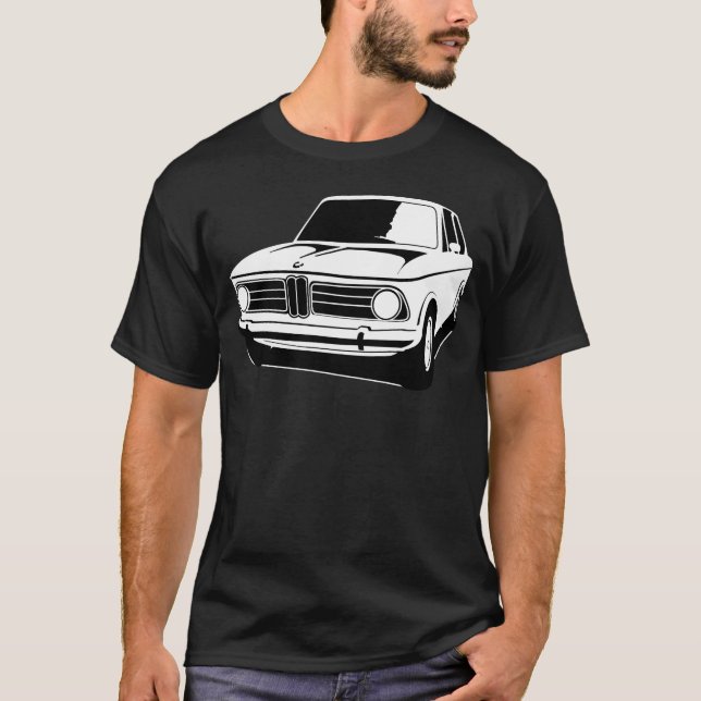 Konturen BMW 2002 T-Shirt (Vorderseite)