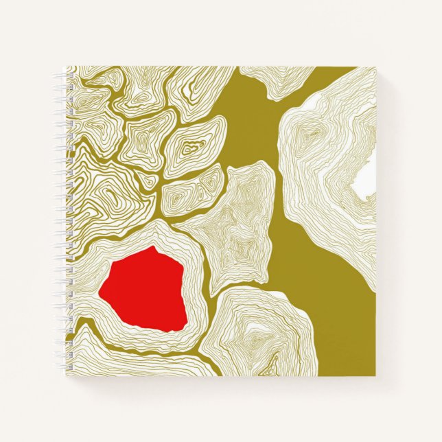 Konturen, topographisches Buch (Vorderseite)