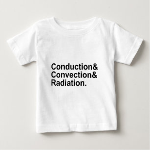 Konvektionsbestrahlung Wärmeübertragung Baby T-shirt