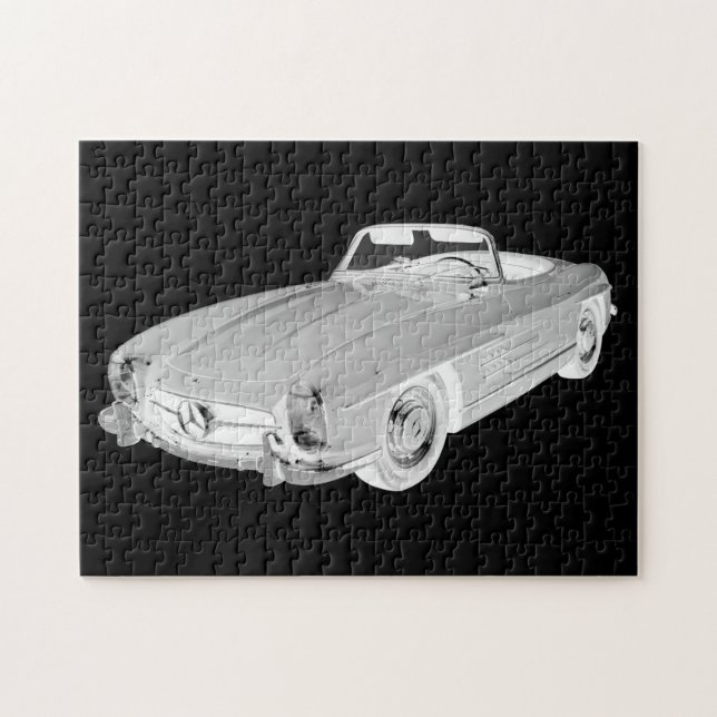 Konvertierbare Auto-Kunst MERCEDES-BENZ 300 SL (Horizontal)
