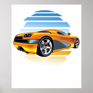 konvertiere Auto 4 Poster