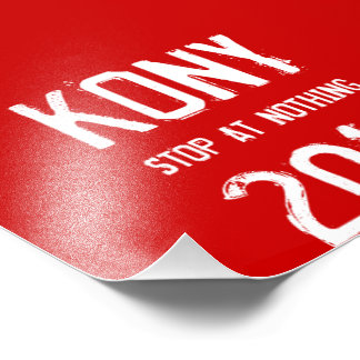 Kony 2012 Flyer Fotodruck