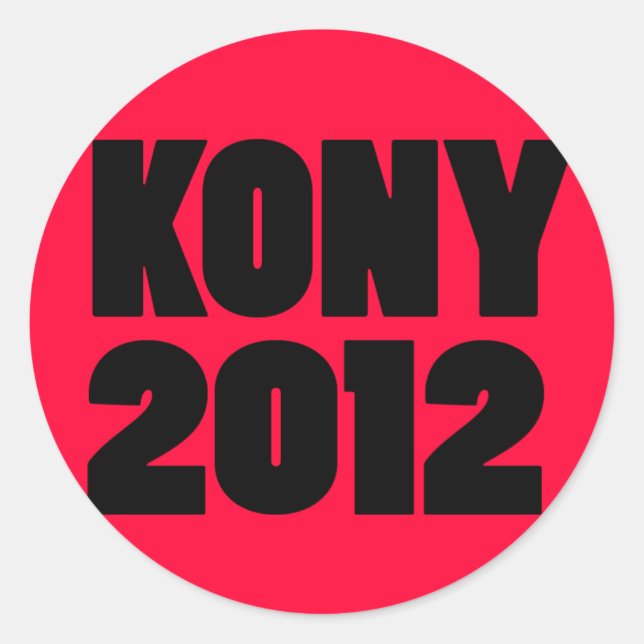 KONY 2012 Light Stickers (Vorderseite)