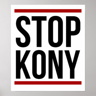 Kony 2012 Poster - Kony stoppen