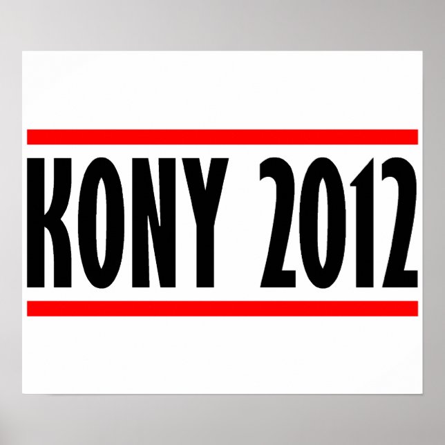 Kony 2012 Stopp Joseph Kony Banner Poster (Vorne)