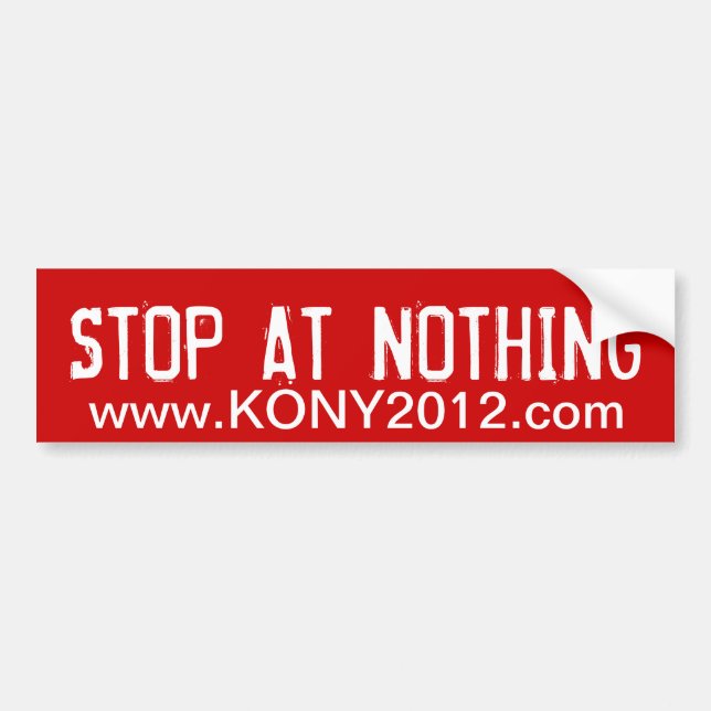 Kony Autoaufkleber 2012 (Vorne)