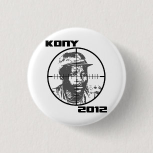 Kony Joseph Kony Ziel-Fadenkreuze 2012 Button