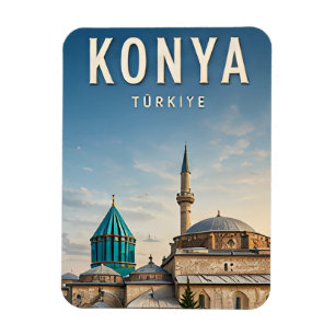 Konya Türkei Mevlana Seltschuken-Erbe Reiseandenke Magnet
