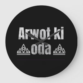 Konymoi "Arwot ki Oda" Wall Clock Große Wanduhr
