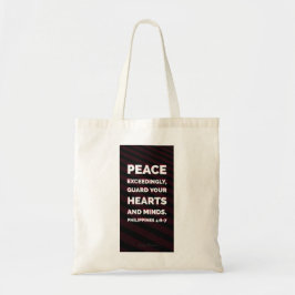 Konymoi "Philippinen 4:6-7" Tote Bag Tragetasche