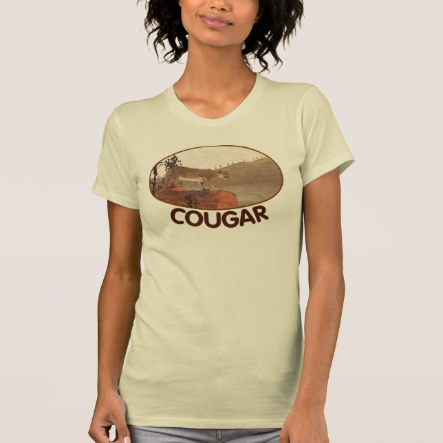 Konzentration - Cougar T-Shirt (Vorderseite)