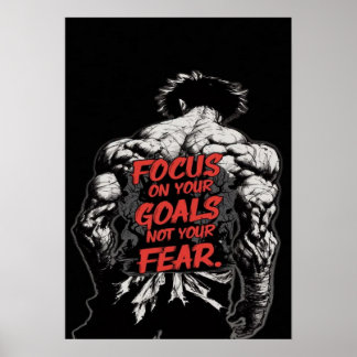 Konzentriere dich auf deine Ziele, nicht auf deine Poster
