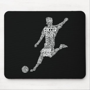 Konzentriere dich auf Ziele Net Erfolge Fußball Fa Mousepad