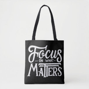 Konzentrieren Sie sich auf die Fragen Tasche