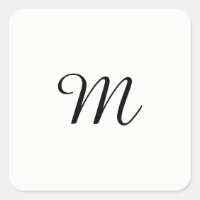 KONZENTRIERENDE MONOGRAMVORLAGE