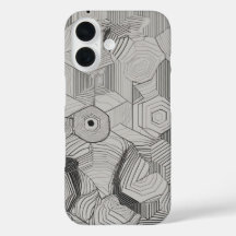 Konzentrierte Hexagons-Linie Art