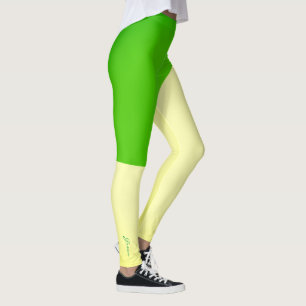 Konzentrierte Pastellfarben Happy Green Leggings
