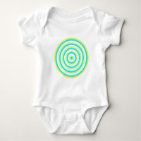 Konzentrierter farbiger Kreis der Baby-Bekleidung
