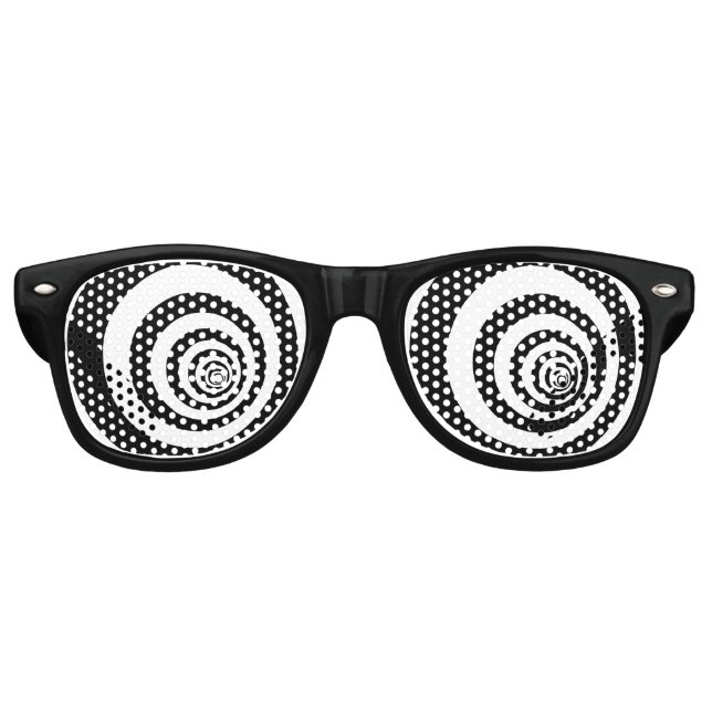 Konzentrierter Kreis der hypothetischen optischen  Partybrille (Vorderseite)