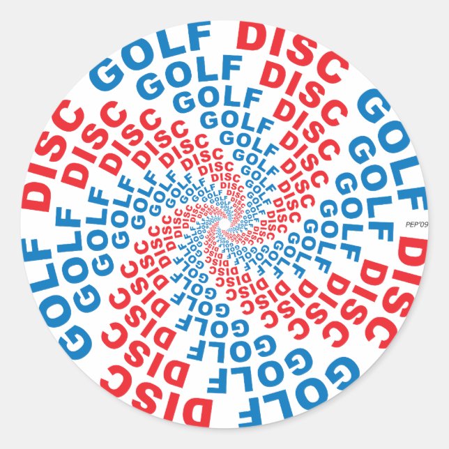 Konzentrierter Text #1 Runder Aufkleber (Vorderseite)
