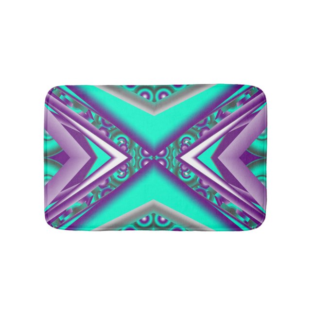 Konzentrisch Abstrakt Badematte (Vorderseite)