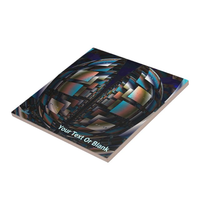 Konzentrische Hemisphären Fliese (Seite)