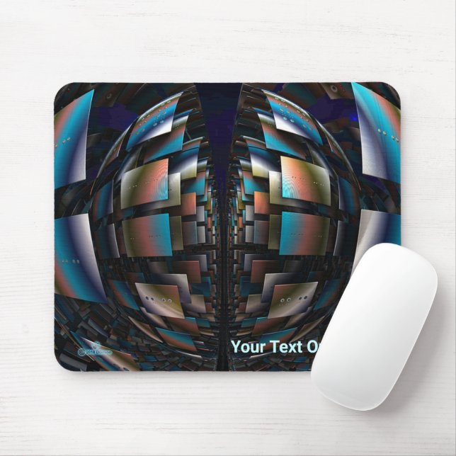 Konzentrische Hemisphären Mousepad (Mit Mouse)