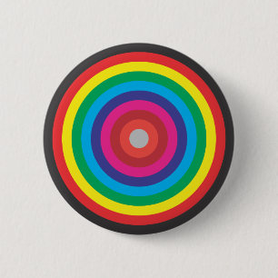 konzentrische Kreise farbiges Ziel Button